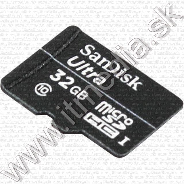 Image of Sandisk microSD-HC kártya 32GB UHS-I U1 *Ultra CLASS10* 30MB/s (IT11075)